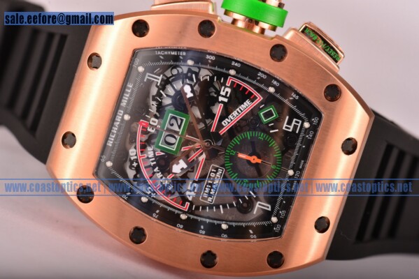 Richard Mille 1:1 Replica RM11-01 Mancini Watch Rose Gold - Click Image to Close